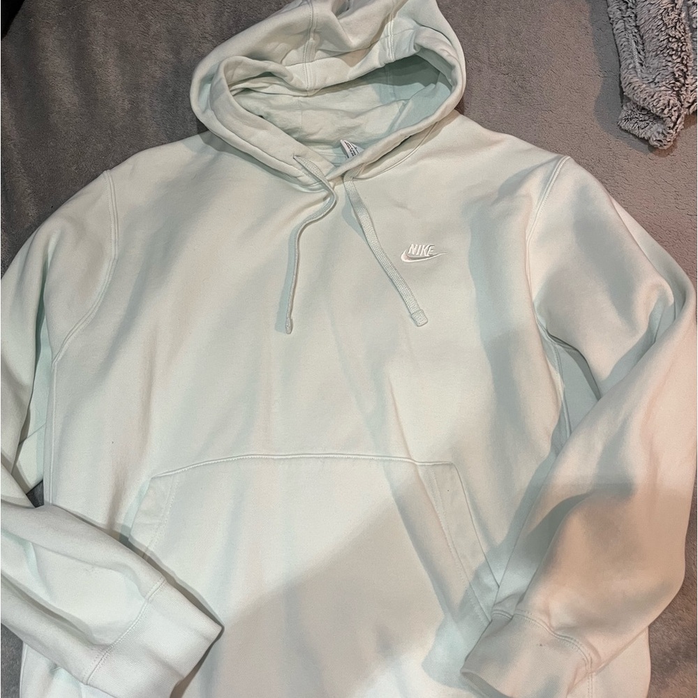 mint green nike hoodie